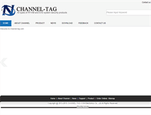 Tablet Screenshot of channel-tag.com